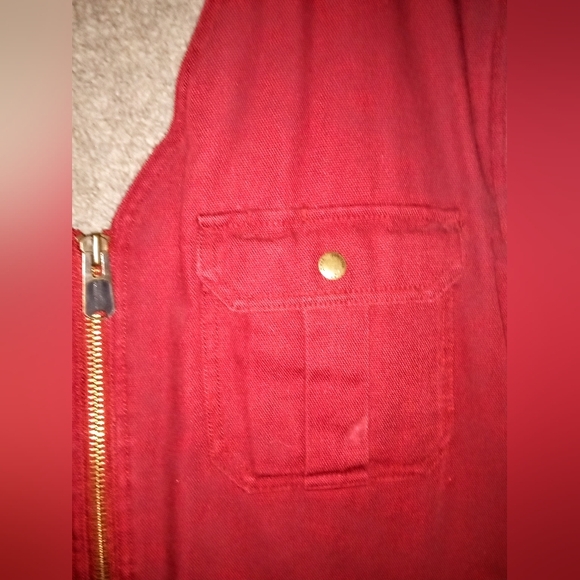 Men's Duluth Fleece Lined Firehose Vest - Picture 4 of 8